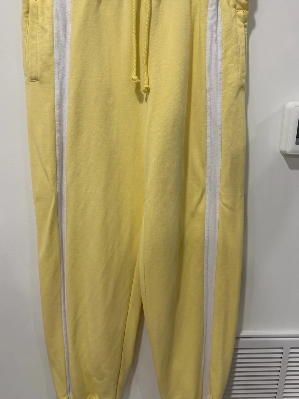 Sunny Stripe Yellow Jogger Set - Women Pants & Jumpsuits - Picture 8 of 10
